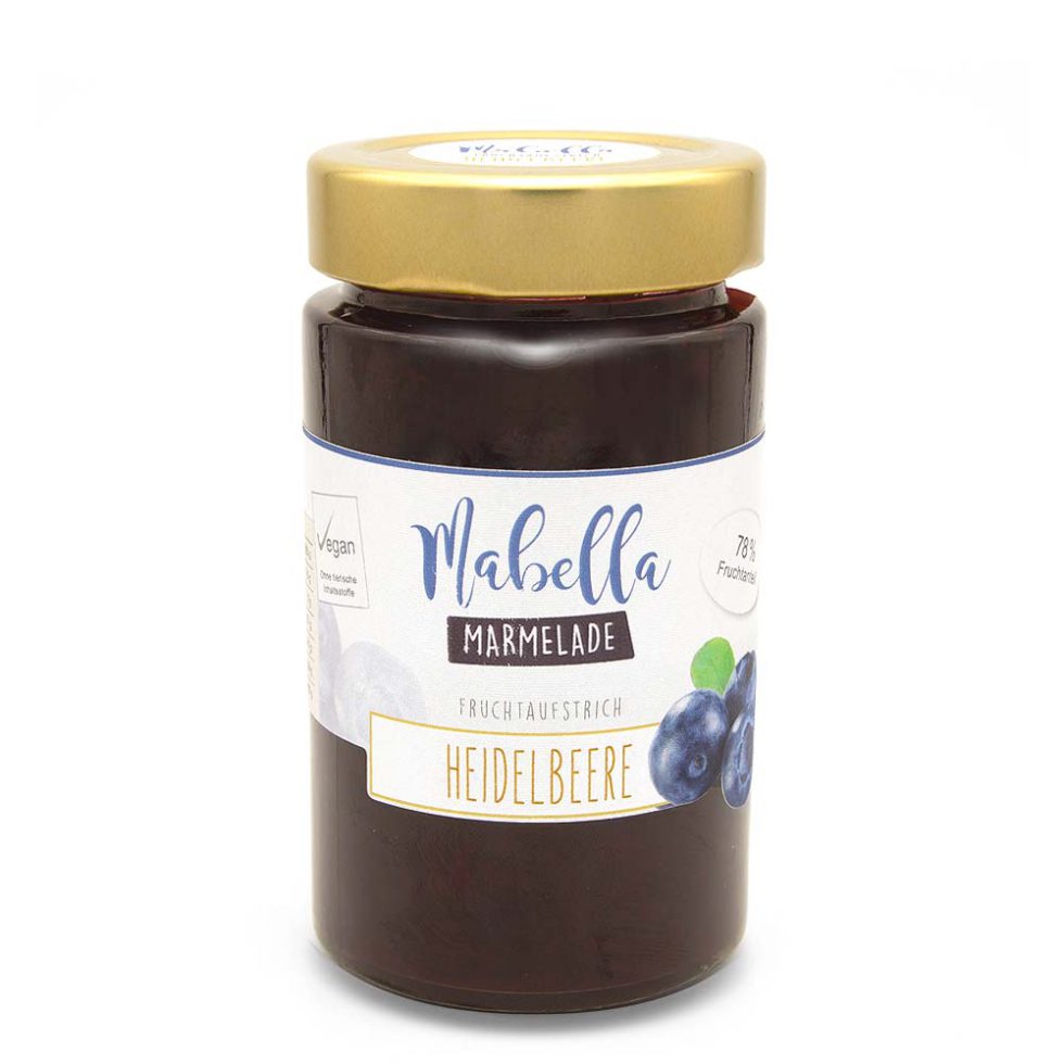Heidelbeer Marmelade | Mabella Marmeladenmanufaktur